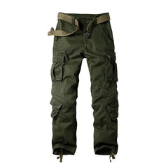 Men's Multi-Pocket Cargo Pants - Perfect For Outdoor Adventures And Casual Wear