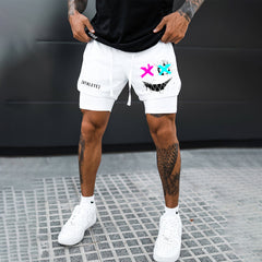 Men's Smiley Shorts Performance Shorts