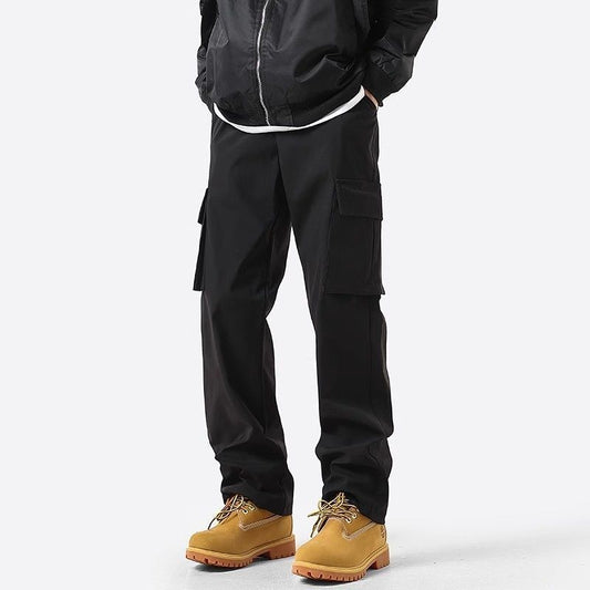 Men's Cargo Pants with Adjustable Waistband and Utility Pockets - Perfect for Casual and Outdoor Adventures