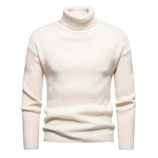Men's Turtleneck Solid Color Sweater 40059462X