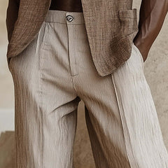 Men's Spring Fashion Simple Solid Color Casual Pants MTA0852D3P