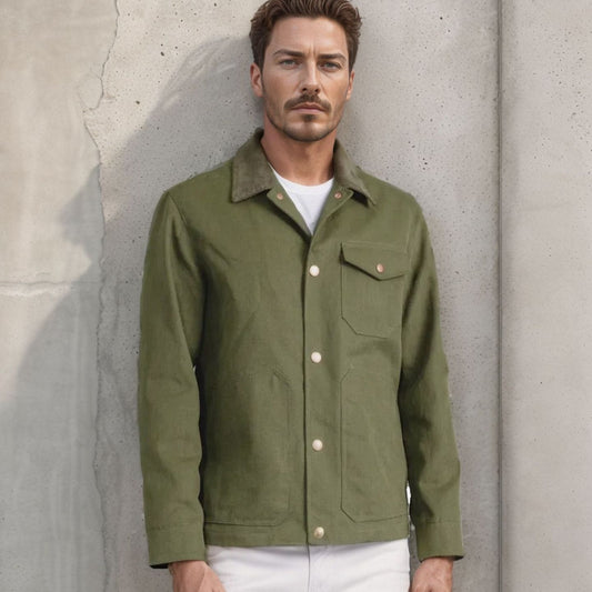Stylish Men's Casual Jacket with Classic Fit for Modern Fashionistas
