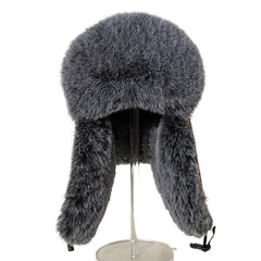Men's Windproof And Cold-proof Plus Velvet And Thickened Ear Protection Hat 94047823U