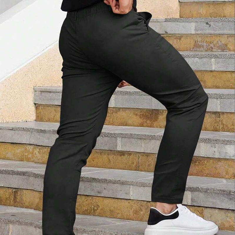 Men's Solid Color Casual Suit Pants MTA0366D4X