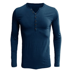 Men's Stylish Henley Shirt - Perfect for Casual and Semi-Formal Occasions