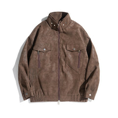 Stylish Stand Collar Jacket for Men - Perfect for Casual and Outdoor Adventures