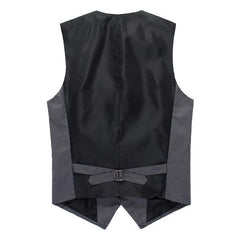 Men's V-Neck Single Breasted Suit Vest 02375865M