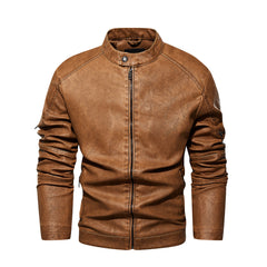 Stylish Men's Leather Jacket - Perfect For Casual And Formal Wear