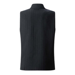Men's Solid Color Lapel Pullover Tank Tops MTA0773D0X