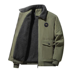 Stylish Corduroy Jacket with Faux Fur Lining for Winter Warmth