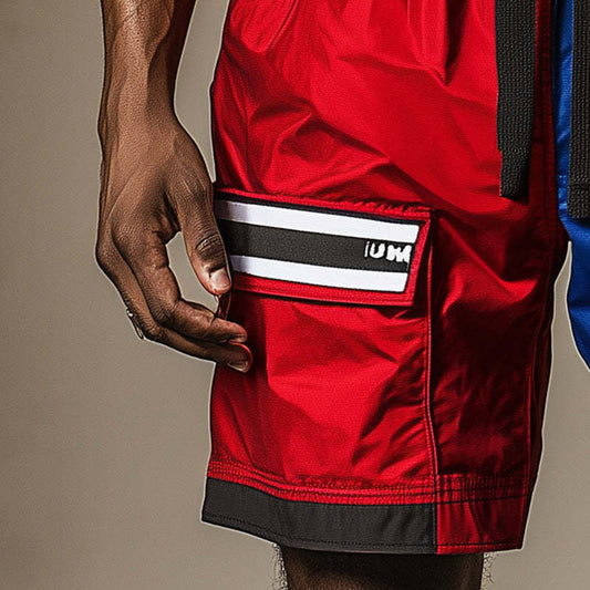 Men's Spring Fashion Contrast Color Sports Casual Shorts MTA0735D2P