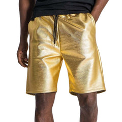 Men's Summer Fashion Gold Loose Shorts MTA0106D3U