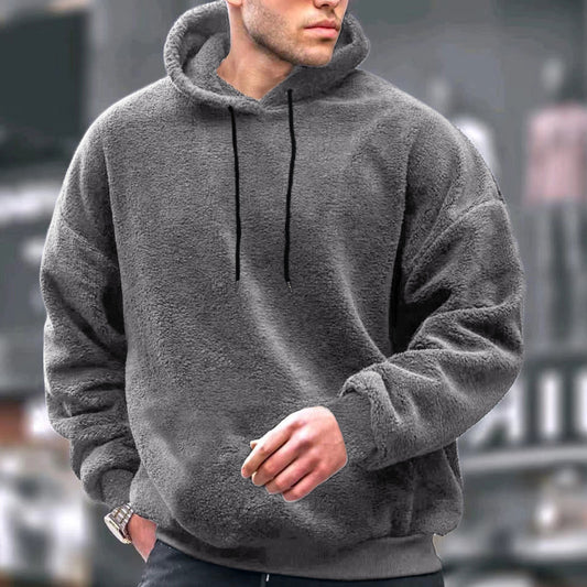 Cozy Hooded Sweatshirt for Men - Perfect for Casual Wear and Cold Weather