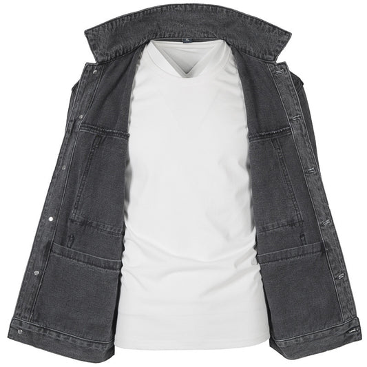 Stylish Men's Denim Jacket - Perfect for Casual and Outdoor Adventures