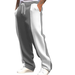 Stylish Color-Block Track Pants for Men - Perfect for Casual and Sporty Looks