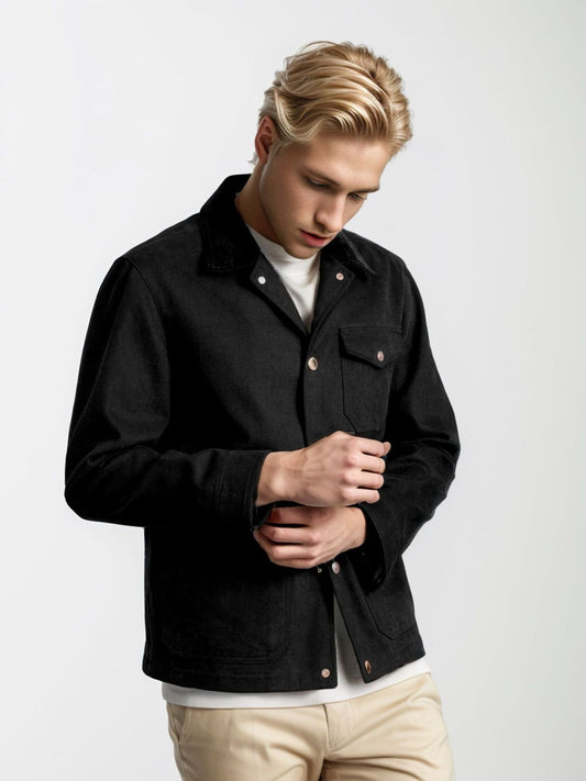 Stylish Men's Casual Jacket with Classic Fit for Modern Fashionistas