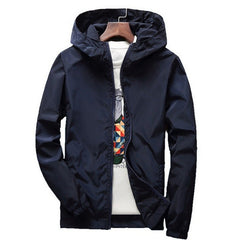 Stylish Men's Hooded Jacket - Perfect for Casual and Outdoor Activities