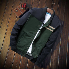 Stylish Men's Bomber Jacket - Perfect for Casual and Outdoor Adventures