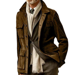 Stylish Men's Jacket with Versatile Layering Options for Modern Gentlemen