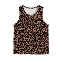 Men's Gradient Leopard Print Tank Top MTA2836C5X