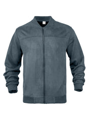 Men's Stylish Full-Zip Fleece Jacket - Perfect for Casual and Outdoor Activities