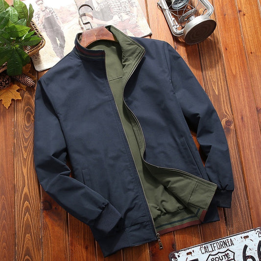 Men's Casual Stand Collar Jacket - Perfect for Outdoor Adventures and Everyday Wear