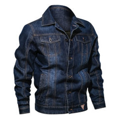Stylish Men's Denim Jacket - Perfect for Casual and Outdoor Adventures