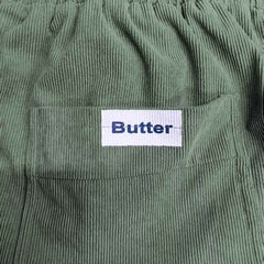 Butter Goods Corduroy Cargo Shorts - Olive Green | Comfortable & Stylish Summer Short