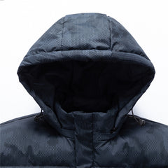 Camouflage Pattern Winter Down Jacket for Men - Warm, Stylish, and Versatile