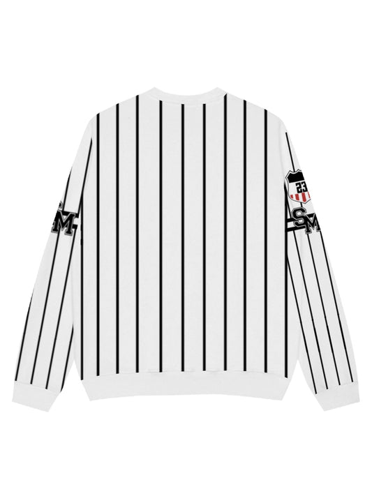 New City Choice Striped Crewneck Sweatshirt - Perfect for Casual and Sporty Looks