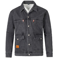 Stylish Men's Denim Jacket - Perfect for Casual and Outdoor Adventures