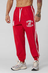 Men's Athletic Jogger Pants with Striped Design and Comfortable Fit