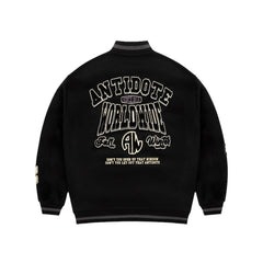 Embroidered Varsity Jacket for Men - Perfect for Casual and Sporty Looks