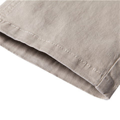 Stylish Khaki Slim Fit Trousers For Men - Perfect For Casual And Smart-Casual Occasions