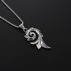 Vintage Casual Flame Necklace 25924401TO