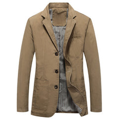 Men's Stylish Olive Green Blazer - Perfect for Casual and Formal Occasions