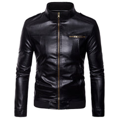 Stylish Men's Leather Jacket - Perfect for Casual and Formal Wear