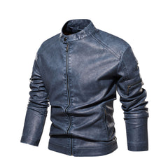 Stylish Men's Leather Jacket - Perfect For Casual And Formal Wear