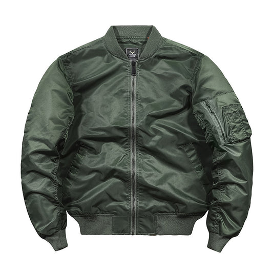 Stylish Burgundy Bomber Jacket for Men - Perfect for Casual and Outdoor Adventures