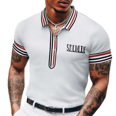 Men's Summer Comfort Polo Neck Short Sleeve T-Shirt MTA3142C8U