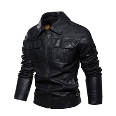 Stylish Men's Leather Jacket - Perfect For Casual And Formal Wear
