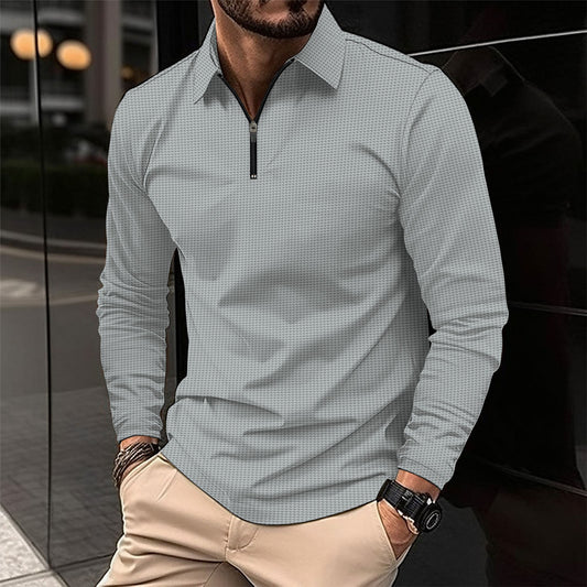 Stylish Men's Quarter-Zip Pullover For Modern Fashionistas