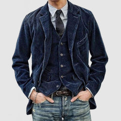 Classic Corduroy Blazer for Men - Perfect for Casual and Formal Occasions