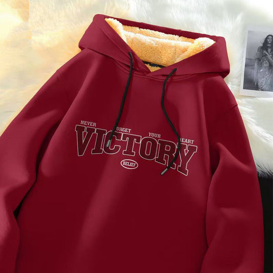 Cozy Victory Hoodie - Winter Essentials for Casual Wear
