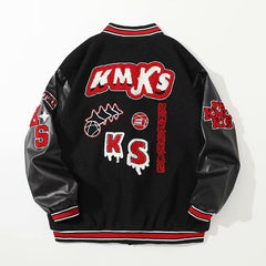 Stylish Embroidered Varsity Jacket for Men - Perfect for Casual and Sporty Looks