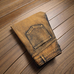 Distressed Denim Jeans With Unique Ripped Design For Men