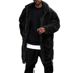 Stylish Faux Fur Coat for Men - Perfect for Winter Outfits