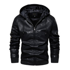 Stylish Men's Leather Jacket - Perfect For Casual And Formal Wear