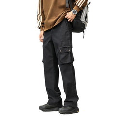 Men's Cargo Pants with Oversized Pockets - Perfect for Casual and Outdoor Adventures