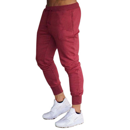 Men's Stylish Slim Fit Jogger Pants with Adjustable Waistband - Perfect for Casual and Sporty Looks